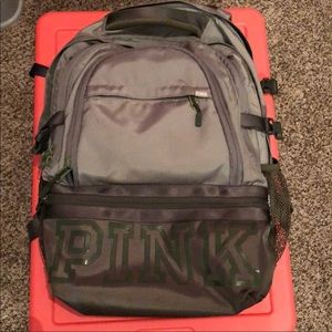 PINK Olive green backpack